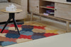 Multicolor Geometric Jute Rug