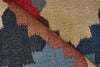 Multicolor Geometric Jute Rug