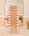 Natural Jute Stripe Runner Rug
