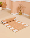 Natural Jute Stripe Runner Rug