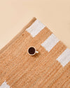 Natural Jute Stripe Runner Rug