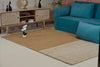 Natural Jute & Ivory Striped Braided Rug