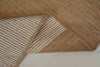 Natural Jute & Ivory Striped Braided Rug