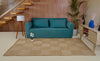 Natural Jute Patchwork Braided Rug