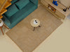 Natural Jute Patchwork Braided Rug
