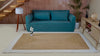 Natural Jute & Ivory Border Braided Rug