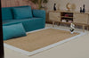 Natural Jute & Ivory Border Braided Rug